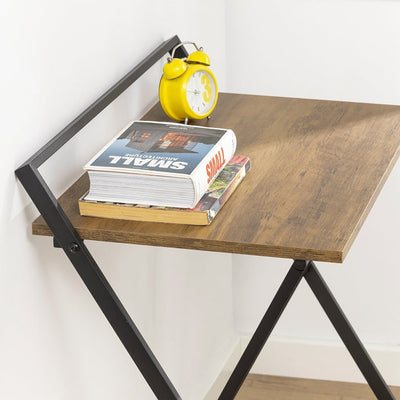 SoBuy | Bureau pliable | Table d'ordinateur Table de travail | Design industriel | FWT88-F