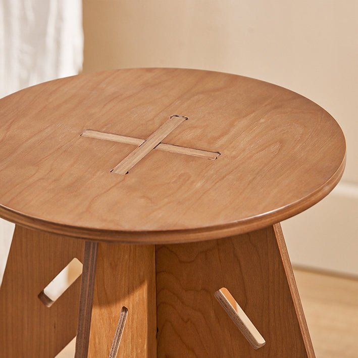 SoBuy | Table d'appoint avec assemblage tenon et mortaise | Table basse | Table de salon | Marron | HFBT01-K-BR