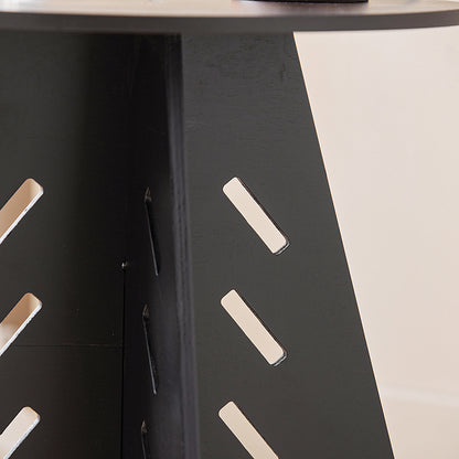 SoBuy | Table d'appoint à tenons et mortaises | Table basse | Table d'appoint | Noir | HFBT01-SCH 