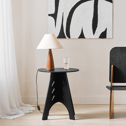 SoBuy | Table d'appoint à tenons et mortaises | Table basse | Table d'appoint | Noir | HFBT01-SCH 