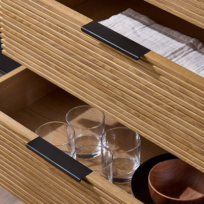 SoBuy | Buffet | Meuble d'entrée | Meuble de cuisine | Meuble de rangement | Meuble TV | HFSB02-SCH 