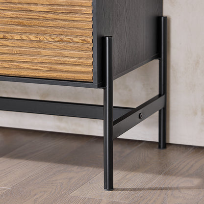 SoBuy | Sideboard | Flurschrank | Küchenschrank | Aufbewahrungsschrank | TV-Schrank | HFSB02-SCH