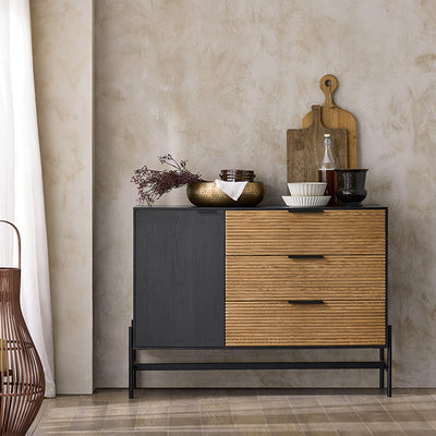 SoBuy | Credenza | Mobile da ingresso | Mobile da cucina | Mobile contenitore | Mobile TV | HFSB02-SCH