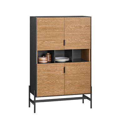 SoBuy | Credenza | Mobiletto da cucina | Armadietto da corridoio | Armadietto contenitore | Buffet | HFSB03-SCH