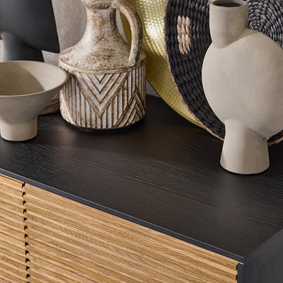 SoBuy | Buffet | Meuble de cuisine | Meuble d'entrée | Meuble de rangement | Buffet | HFSB03-SCH 