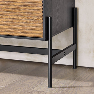 SoBuy | Credenza | Mobiletto da cucina | Armadietto da corridoio | Armadietto contenitore | Buffet | HFSB03-SCH