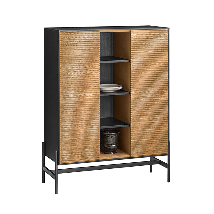 SoBuy | Credenza | Mobiletto da cucina | Mobile per corridoio | Mobile contenitore | Buffet | HFSB04-SCH