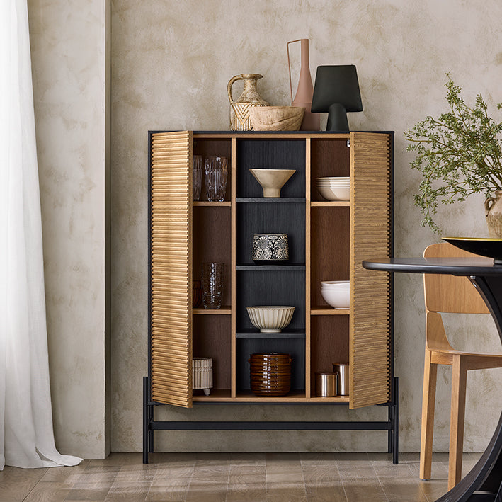 SoBuy | Credenza | Mobiletto da cucina | Mobile per corridoio | Mobile contenitore | Buffet | HFSB04-SCH