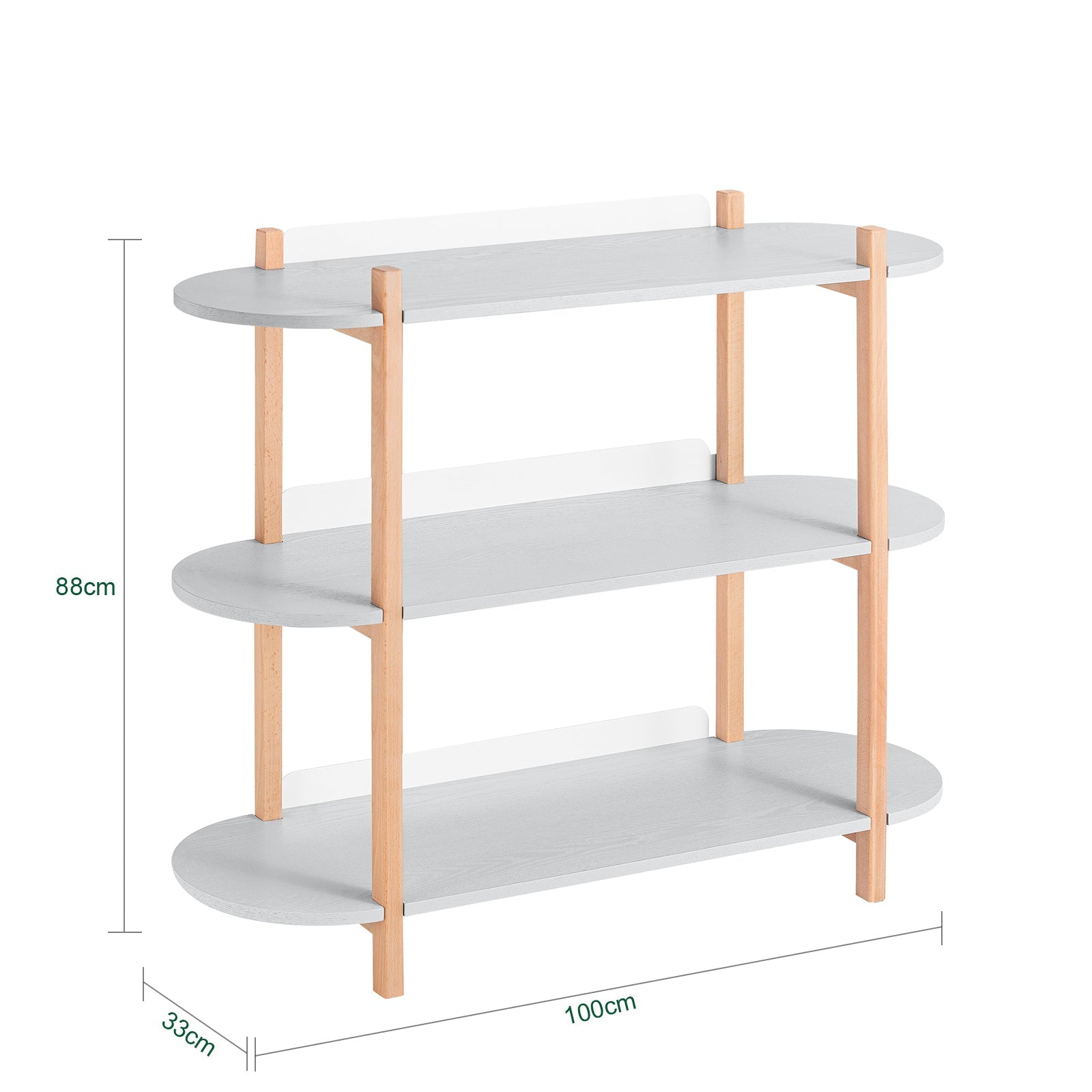 SoBuy | Tavolo Consolle | Tavolo da Ingresso | Credenza | Tavolino d'Appoggio | Grigio Chiaro | HSTR01-H-HG