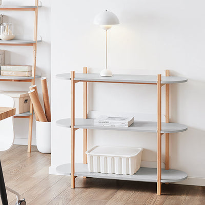 SoBuy | Tavolo Consolle | Tavolo da Ingresso | Credenza | Tavolino d'Appoggio | Grigio Chiaro | HSTR01-H-HG