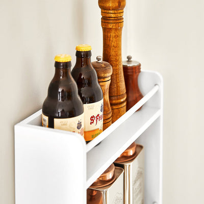 SoBuy | Scaffale da cucina | Porta spezie | Scaffale a muro | KCR12-W