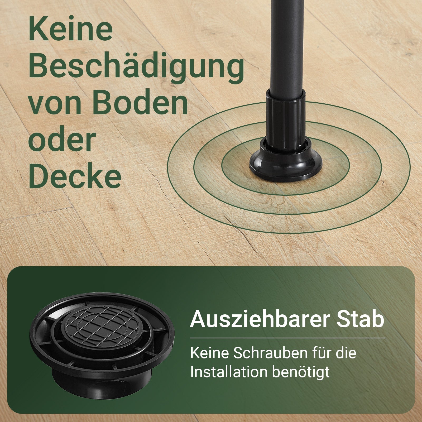 SoBuy | Asta Appendini Telescopica | Sistema Guardaroba | Sistema di Scaffalature | nero | KLS03-II-SCH
