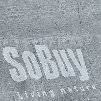 SoBuy | Casetta per attrezzi in lamina | Casetta per attrezzi | Capanno da giardino Tenda da garage grigia | KLS11-DG