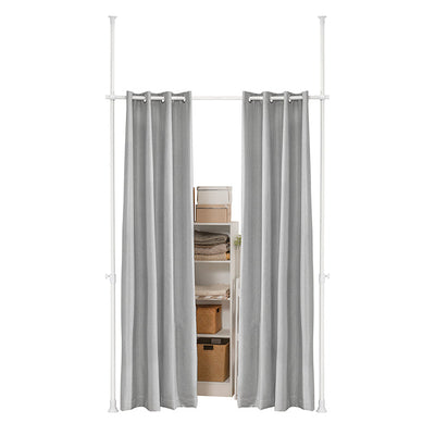 SoBuy | Teleskopvorhang | Sonnenschutz | verstellbares Verdunkelungsvorhang | KLS12-HG