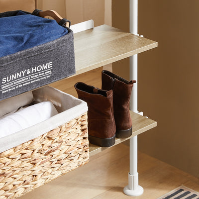 SoBuy | Teleskopstange Kleiderständer | Verstellbares Garderobenständer | KLS15-WN