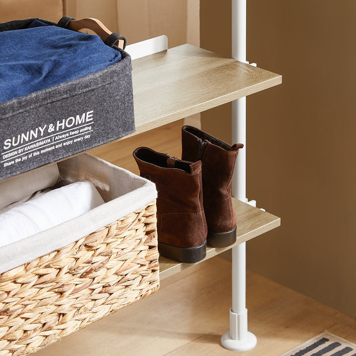 SoBuy | Teleskopstange Kleiderständer | Verstellbares Garderobenständer | KLS15-WN