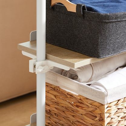 SoBuy | Teleskopstange Kleiderständer | Verstellbares Garderobenständer | KLS15-WN