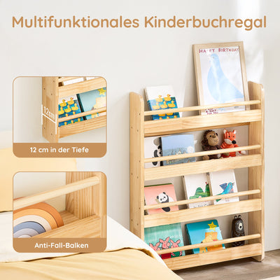 SoBuy Étagère Murale Enfant Bibliothèque Enfant KMB08-K-N