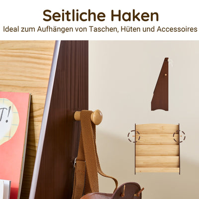SoBuy | Étagère à Livres pour Enfants | Porte-revues | Meuble de Rangement Enfant | Naturel | KMB32-N