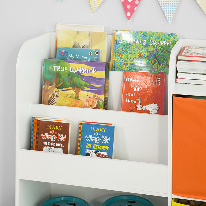 SoBuy | Étagère de rangement pour enfant | Blanc | KMB37-W