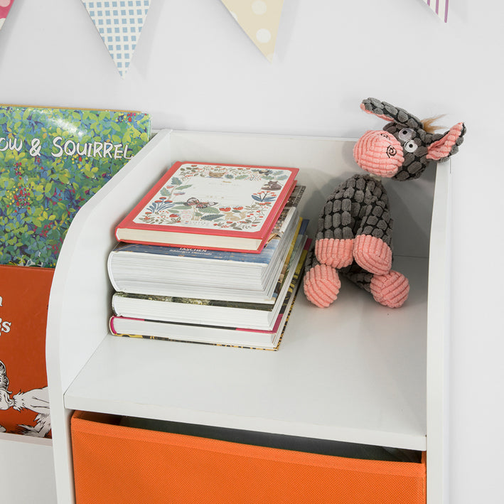 SoBuy | Étagère de rangement pour enfant | Blanc | KMB37-W