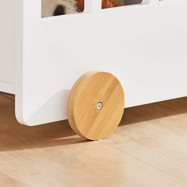 SoBuy | Étagère pour enfant | Étagère à jouets | Étagère de rangement pour enfant | KMB41-W