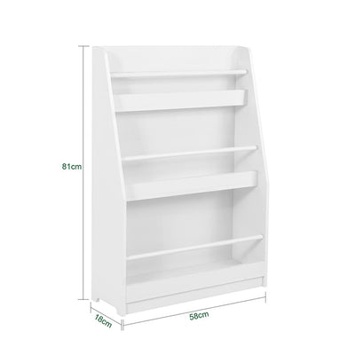 SoBuy | Étagère pour enfants | Étagère murale | Étagère de rangement pour enfants | KMB45-W