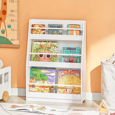 SoBuy | Étagère pour enfants | Étagère murale | Étagère de rangement pour enfants | KMB45-W