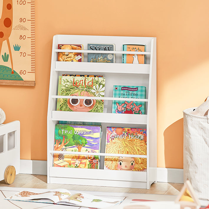 SoBuy | Étagère pour enfants | Étagère murale | Étagère de rangement pour enfants | KMB45-W