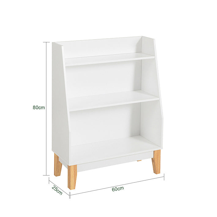 SoBuy | Scaffale portagiochi per bambini | Scaffale portaoggetti per bambini | Bianco | KMB47-W