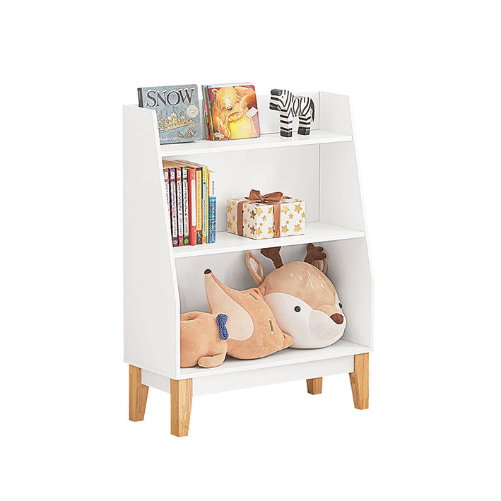 SoBuy | Scaffale portagiochi per bambini | Scaffale portaoggetti per bambini | Bianco | KMB47-W