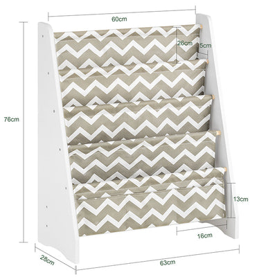 SoBuy | Étagère à Livres pour Enfants | Porte-revues | Étagère de Rangement pour Enfants | KMB50-HG