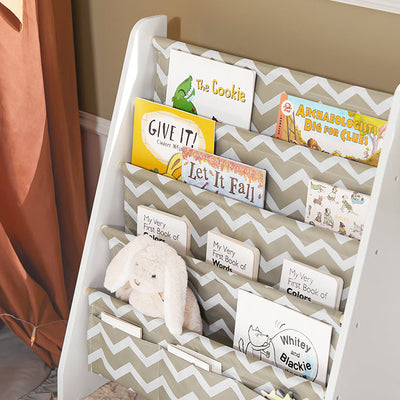 SoBuy | Étagère à Livres pour Enfants | Porte-revues | Étagère de Rangement pour Enfants | KMB50-HG