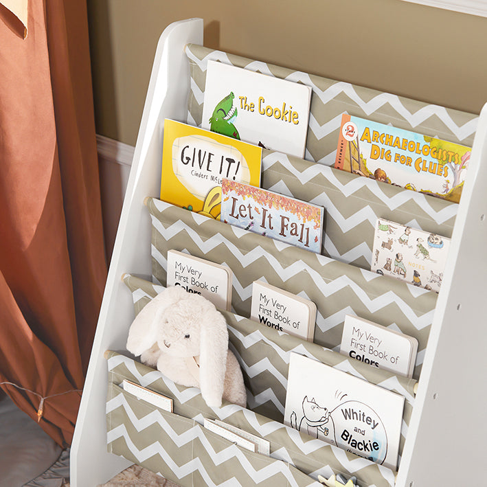 SoBuy | Étagère à Livres pour Enfants | Porte-revues | Étagère de Rangement pour Enfants | KMB50-HG