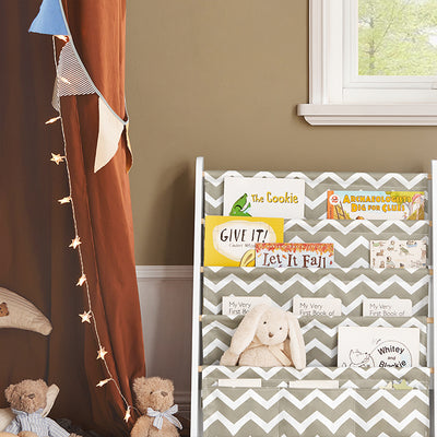 SoBuy | Étagère pour enfants | Porte-journaux | Étagère de rangement pour enfants | KMB50-HG