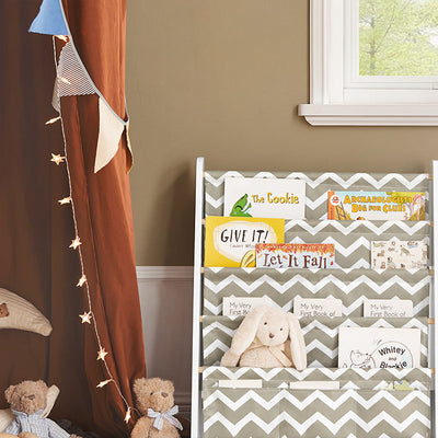 SoBuy | Étagère à Livres pour Enfants | Porte-revues | Étagère de Rangement pour Enfants | KMB50-HG