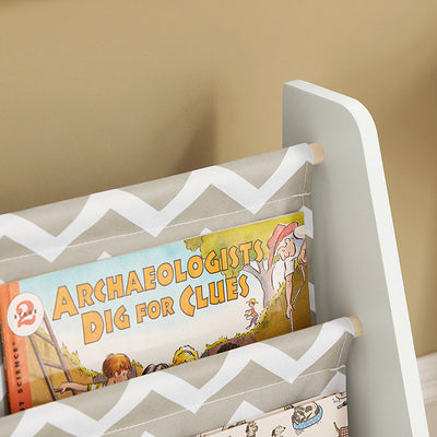 SoBuy | Étagère à Livres pour Enfants | Porte-revues | Étagère de Rangement pour Enfants | KMB50-HG