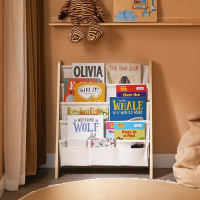 Prévente | SoBuy | Bibliothèque pour enfants | Porte-journaux | pour enfants | nature | KMB50-N