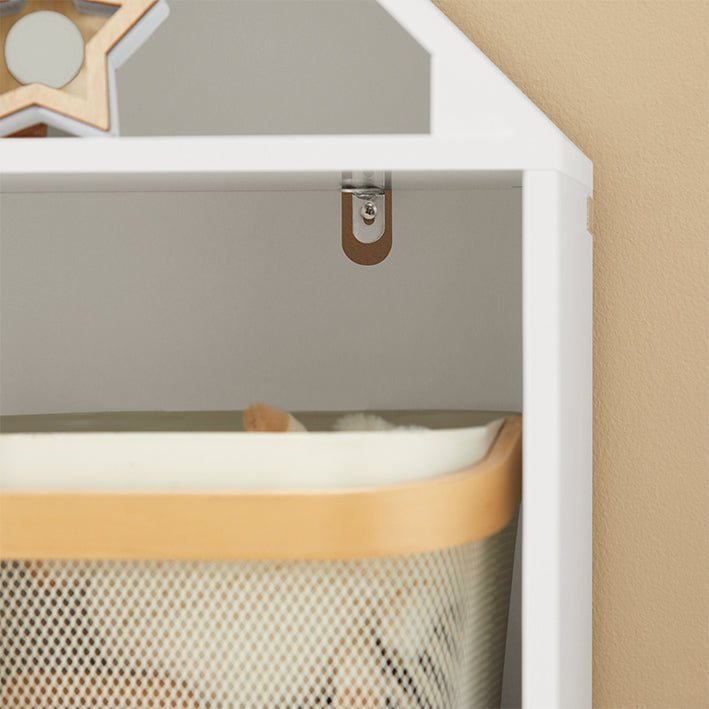 SoBuy | Étagère à Livres pour Enfants | Étagère à Jouets | Étagère Maison de Rangement pour Enfants | KMB58-W
