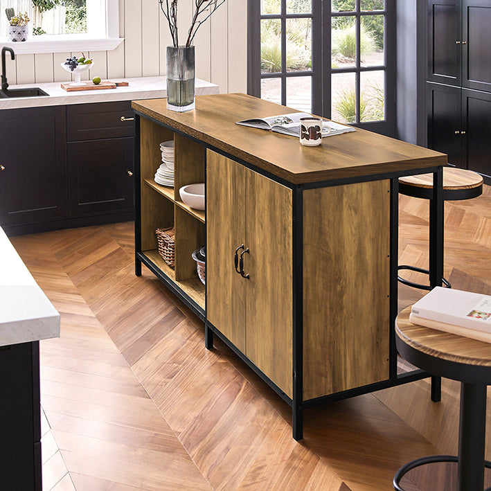 SoBuy | Credenza | Buffet | Isola da cucina | Mobile da cucina | KNL01-F