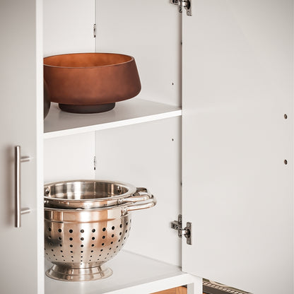 SoBuy | Îlot de cuisine | Buffet | Meuble de cuisine | Commode | Table de bar | Blanc naturel | KNL09-WN 