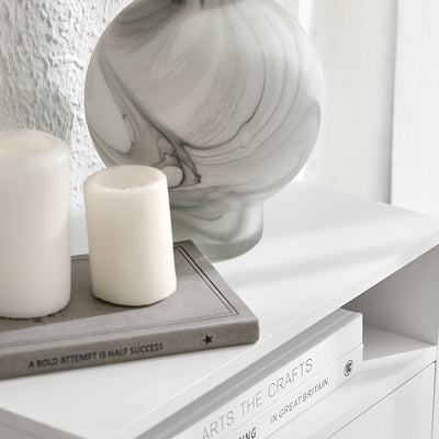 SoBuy | Nachttisch | Nachtregal | Schweberegal | Wandschrank | NKD03-W