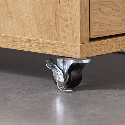 Prévente | SoBuy | Étagère Niche à 3 tiroirs | sur roulettes | Chariot Niche | Étagère étroite | NSR13-N