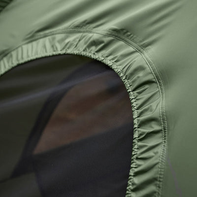 SoBuy | Tenda da campeggio 4in1 | con borsa per il trasporto 2 persone | Verde | 193x145x185cm | OGS61-L-GR