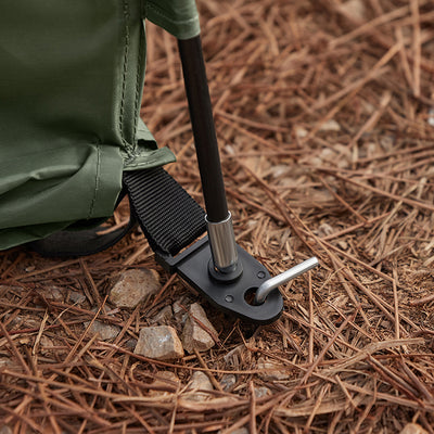 SoBuy | 4in1-Zelt Campingzelt | mit Tragetasche 2 Personen | Grün | 193x145x185cm | OGS61-L-GR