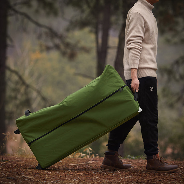 SoBuy | Tenda da campeggio 4in1 | con borsa per il trasporto 2 persone | Verde | 193x145x185cm | OGS61-L-GR