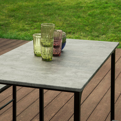 SoBuy | Tavolo da bar con 4 sgabelli | Set da bar | 5 pezzi | OGT11-HG