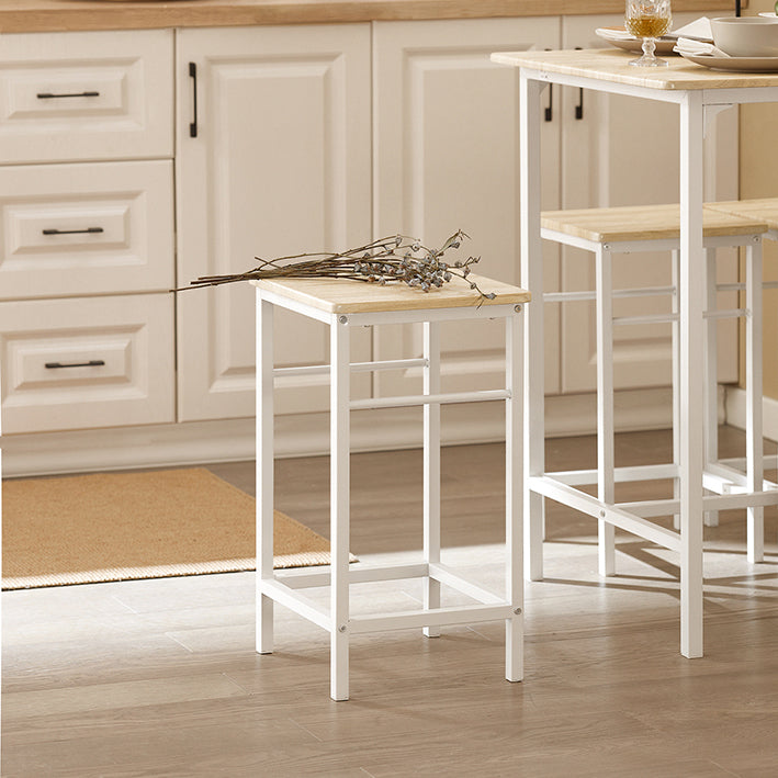 SoBuy | Set da bar | 5 pezzi | Tavolo da pranzo | Tavolo da bistrò con 4 sedie | Set da pranzo | OGT11-WN