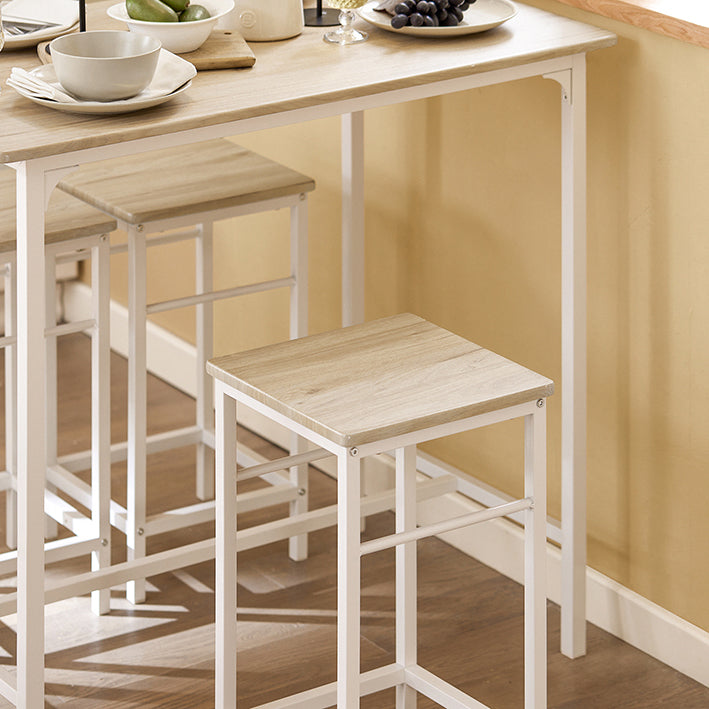 SoBuy | Set da bar | 5 pezzi | Tavolo da pranzo | Tavolo da bistrò con 4 sedie | Set da pranzo | OGT11-WN