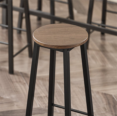 SoBuy | Table de bar avec 4 tabourets | Ensemble de table de bar | Table haute | 5 pièces | OGT22-SCH